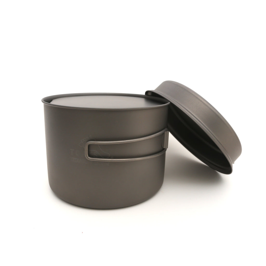 TOAKS Titanium 1600ml Pot with Pan / 1300ml Pot with Pan Combo Set