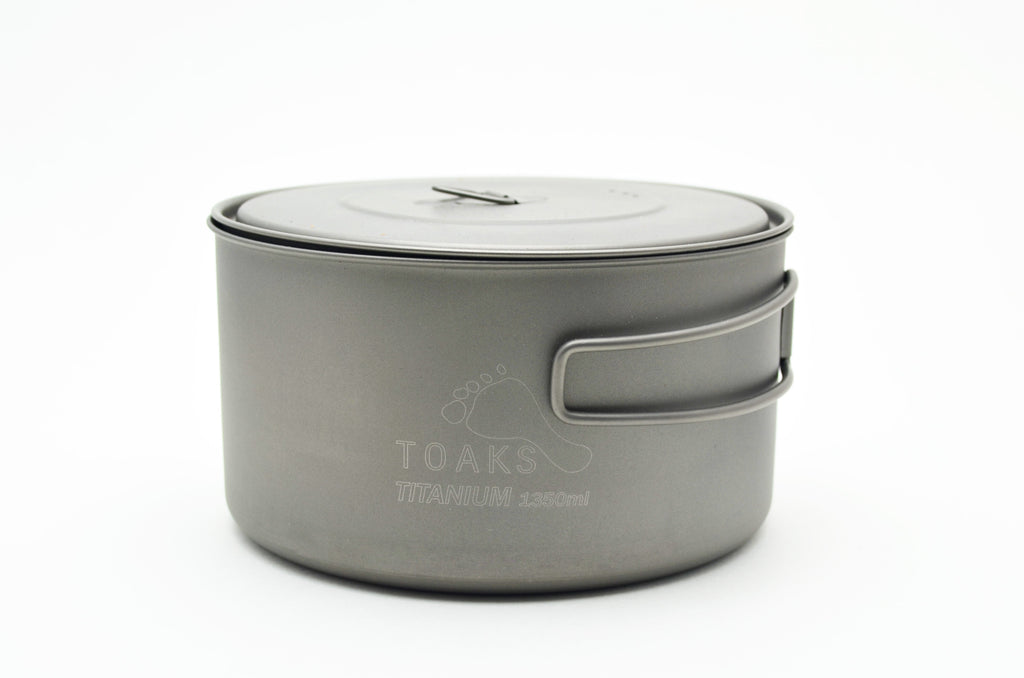 TOAKS Titanium 1350ml Pot – TOAKS Outdoor