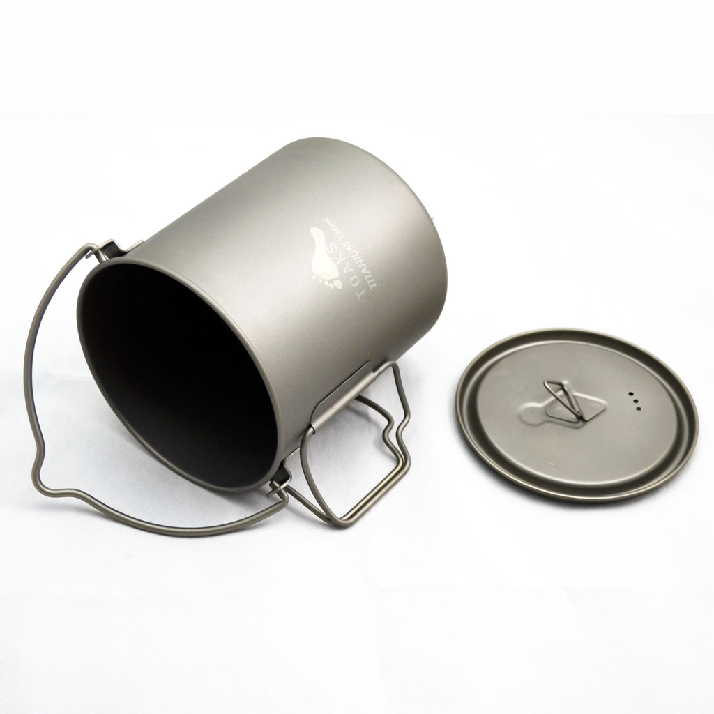TOAKS Titanium 750ml Pot with Bail Handle – TOAKS Outdoor